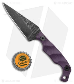 Stroup Knives Mini EDC Fixed Blade Knife Purple G-10 (3.1" Black SW) 3 Stroup Knives Mini EDC Fixed Blade Knife Purple G-10 (3.1" Black SW) -Blade HQ Stroup Knives Mini EDC Fixed Blade Purple G 10 Black SW BHQ 175255 jr bottlecap
