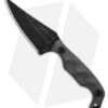 Stroup Knives Mini Mod 1 Fixed Blade Knife Gray G-10 (3" Black Stonewash)