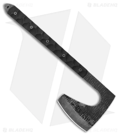 Stroup Knives Viking Axe Black G-10 w/ Kydex Sheath Stroup Knives Viking Axe Black G-10 W/ Kydex Sheath -Blade HQ Stroup Knives Tomahawk Viking Black G 10 BHQ 158085 jr side