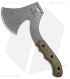 TOPS Knives Grandpa's Ax 11" Hatchet Green Micarta (Tumbled) GRAX-01