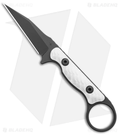 Toor Knives Jank Shank Tactical Fixed Blade Knife White G-10 (3" Black) Toor Knives Jank Shank Tactical Fixed Blade Knife White G-10 (3" Black) -Blade HQ Toor Knives G 10 Jank Shank Shadow Black Tactical Fixed Blade White BHQ 139082 jr