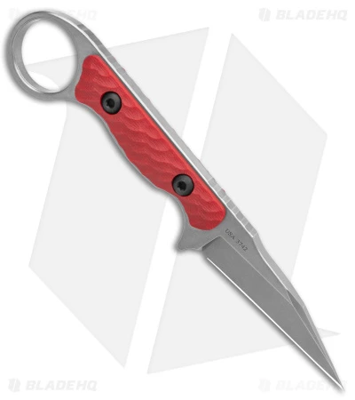 Toor Knives Jank Shank Tactical Fixed Blade Knife Red G-10 (3" Gray) Toor Knives Jank Shank Tactical Fixed Blade Knife Red G-10 (3" Gray) -Blade HQ Toor Knives G 10 Jank Shank Slate Fixed Blade Red BHQ 139083 jr spine