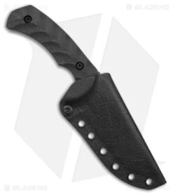 Toor Knives Mullet Carbon Fixed Blade Knife Black G-10 (4" Black) -Blade HQ Toor Knives Mullet Carbon FBK Black G10 4 Black BHQ 178796 td sheath