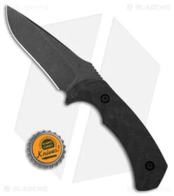Toor Knives Mullet Carbon Fixed Blade Knife Black G-10 (4" Black) -Blade HQ Toor Knives Mullet Carbon FBK Black G10 4 Black BHQ 178796 td size