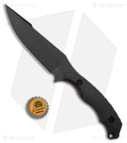Toor Knives Raven Fixed Blade Knife Black G-10 (5.5" Black) -Blade HQ Toor Knives Raven Blade Black G 10 Black BHQ 174496 jr bottlecap