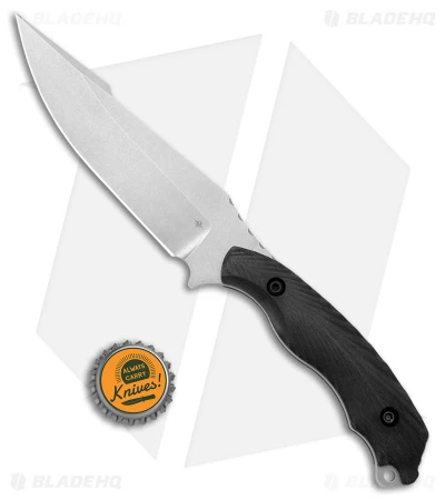 Toor Knives Raven Fixed Blade Knife Ebony (5.5" Stonewash) Toor Knives Raven Fixed Blade Knife Ebony (5.5" Stonewash) -Blade HQ Toor Knives Raven Fixed Blade Ebony SW BHQ 174495 jr bottlecap