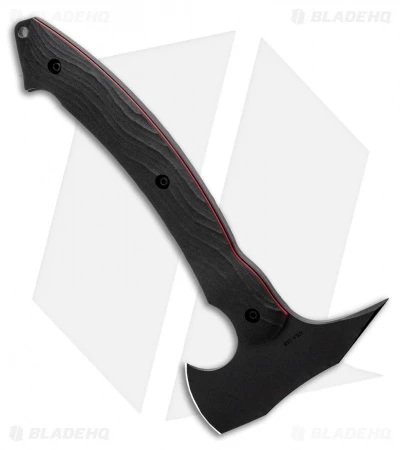 Toor Knives 11" Tomahawk Shadow Black G-10 Toor Knives 11" Tomahawk Shadow Black G-10 -Blade HQ Toor Knives Tomahawk Shadow Black 11 BHQ 123697 LS Spine
