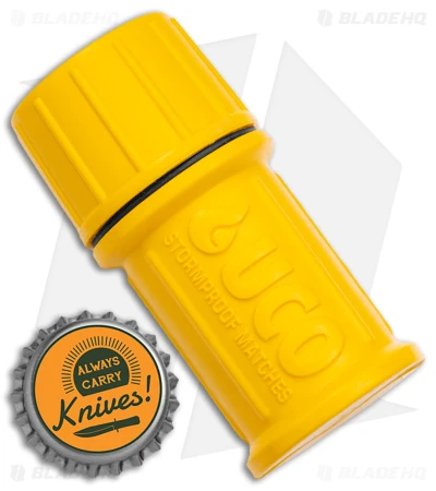 UCO Match Container W/25 Matches UCO Match Container W/25 Matches -Blade HQ UCO Match Container with 25 Matches BHQ 102204 jr bottlecap