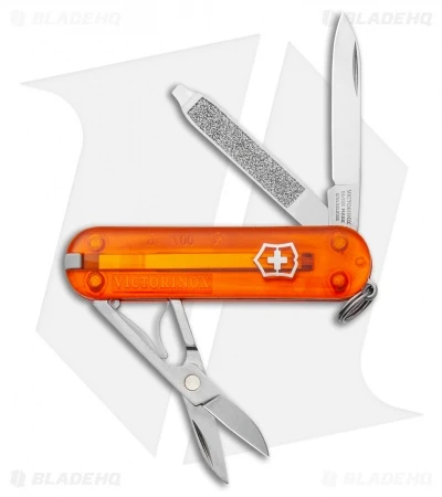 Victorinox Classic SD Fire Opal Polymer (2.25" Stainless Steel) Victorinox Classic SD Fire Opal Polymer (2.25" Stainless Steel) -Blade HQ Victorinox Classic SD Fire Opal Satin BHQ 133854 jr