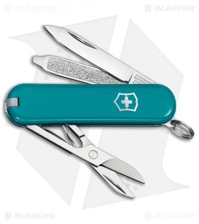 Victorinox Swiss Army Knife Classic SD Mountain Lake Victorinox Swiss Army Knife Classic SD Mountain Lake -Blade HQ Victorinox Classic SD Mountain Lake BHQ 133829 jr