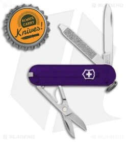 Victorinox Classic SD Persian Indigo Polymer (3.75" Stainless Steel) 3 Victorinox Classic SD Persian Indigo Polymer (3.75" Stainless Steel) -Blade HQ Victorinox Classic SD Persian Indigo Satin BHQ 133846 jr bottlecap