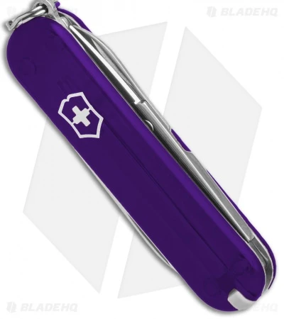 Victorinox Classic SD Persian Indigo Polymer (3.75" Stainless Steel) Victorinox Classic SD Persian Indigo Polymer (3.75" Stainless Steel) -Blade HQ Victorinox Classic SD Persian Indigo Satin BHQ 133846 jr spine