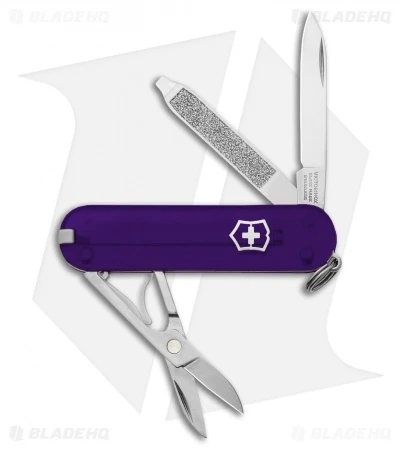 Victorinox Classic SD Persian Indigo Polymer (3.75" Stainless Steel) Victorinox Classic SD Persian Indigo Polymer (3.75" Stainless Steel) -Blade HQ Victorinox Classic SD Persian Indigo Satin BHQ 133846 jr