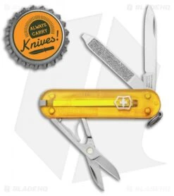 Victorinox Classic SD Tuscan Sun Polymer (2.25" Stainless Steel) -Blade HQ Victorinox Classic SD Tuscan Sun Satin BHQ 133853 jr bottlecap