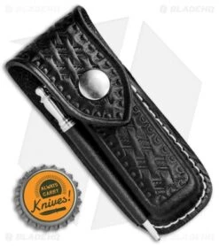 Victorinox Zermatt 4.75" Black Leather Belt Pouch 33205 -Blade HQ Victorinox Zermatt Black Leather Belt Pouch 33205 BHQ 71552 jr bottlecap