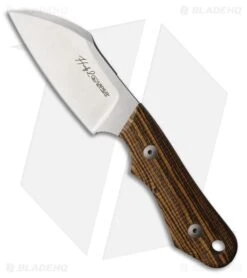 Viper Knives Handy 2 Sheepsfoot Fixed Blade Knife Bocote Wood (3.25" Satin)