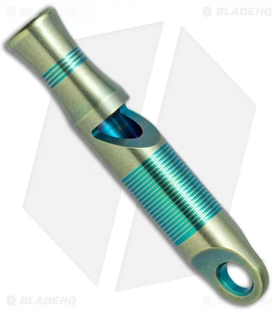 WE Knife Co. 120dB Titanium Whistle Green A-05C WE Knife Co. 120dB Titanium Whistle Green A-05C -Blade HQ WE Knife Co Ti Whistle Green A 05C BHQ 78739 jr