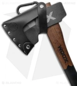 WOOX Forte-X Axe 28" - Hickory 2 WOOX Forte-X Axe 28" - Hickory -Blade HQ WOOX Forte X Hewing Axe 28in BHQ 125238 jr sheath