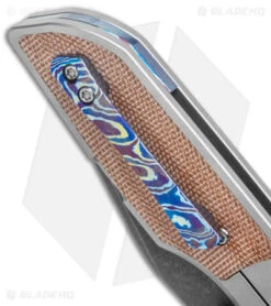 Wehr Knives Timascus Clip + Backspacer For Production Lukas-P Knife -Blade HQ Wehr Knives Timascus Clip Backspacer Set BHQ 123898 jr natural micarta