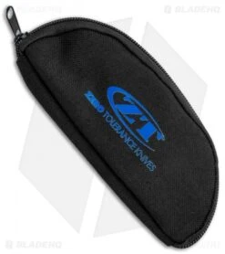 Zero Tolerance Zipper Sheath Knife Pouch W/ Fleece (Black)