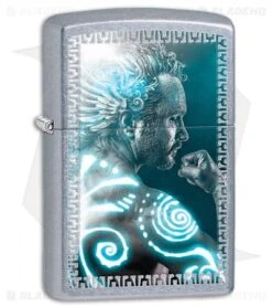 Zippo Lighter Street Chrome Mythical Man 28878