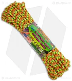 Zombie Edition Virus 550 Paracord Nylon Braided 7-Strand Core (100') USA