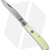 Bear & Son Slimline Slip Joint Knife 3.875" Yellow Delrin C3148