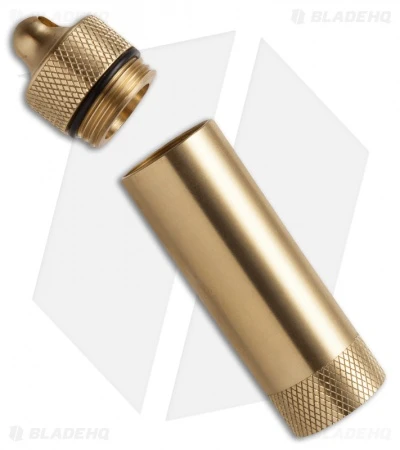 Brass Match Capsule with Compass Brass Match Capsule With Compass -Blade HQ brass match capsule open