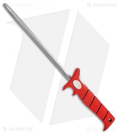 Bubba Blade 16" Sharpening Steel Rod w/ Red Rubber Handle Bubba Blade 16" Sharpening Steel Rod W/ Red Rubber Handle -Blade HQ bubba sharpening steel rod BP 26307 jr