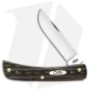 Case Cutlery Sod Buster Jr Traditional Pocket Knife 3.625" Black Jigged Horn