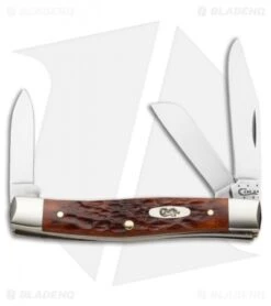 Case Medium Stockman Pocket Knife 3.625" Chestnut Bone (63032 CV) 07008