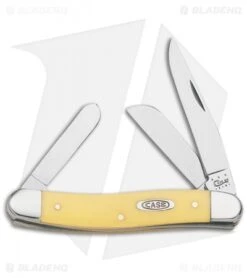 Case Medium Stockman Knife 3.625" Yellow Delrin (3318 SS)