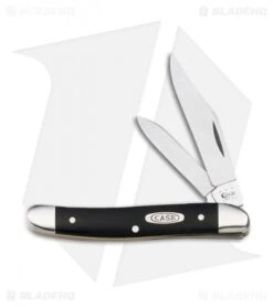 Case Texas Jack Knife 3.375" Jet Black Synthetic (22087 SS) 0220