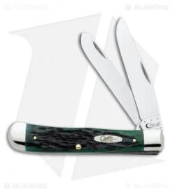 Case Trapper Knife 4.125" Bermuda Green Bone (6254 SS) 09720