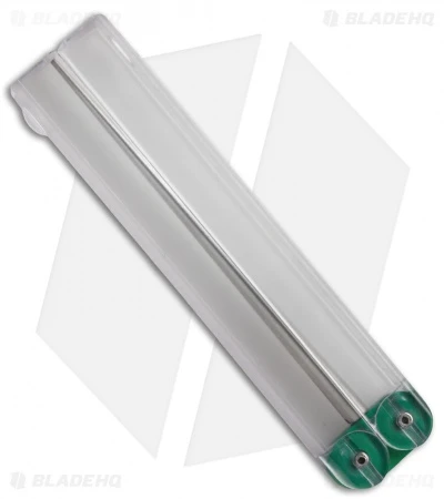 DMT Diafold Serrated Knife Sharpener Extra Fine Diamond Clear FSKE DMT Diafold Serrated Knife Sharpener Extra Fine Diamond Clear FSKE -Blade HQ dmt diamond sharpener diafold serrated sharpener green side