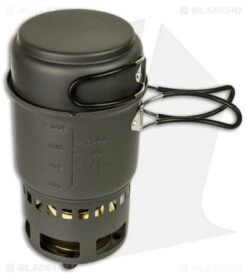 Esbit Trekking 5-Piece Cookset W/ Alcohol Stove (985 ML + 470 ML)