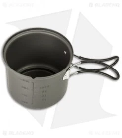 Esbit Trekking 5-Piece Cookset W/ Alcohol Stove (985 ML + 470 ML) -Blade HQ esbit alcohol cookset cs985ha 4