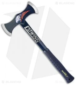Estwing Black Eagle Double Bit Axe W/ Blue Rubberized Handle