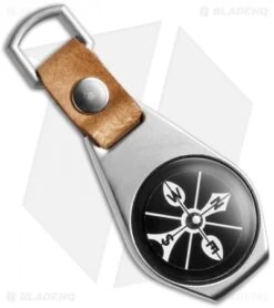Explorer Keyring Compass W/ Leather Strap