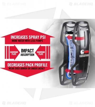 Geigerrig Guardian G4 Black Hydration Pack w/ 70 oz. Bladder Geigerrig Guardian G4 Black Hydration Pack W/ 70 Oz. Bladder -Blade HQ geigerrig guardian g4 info1