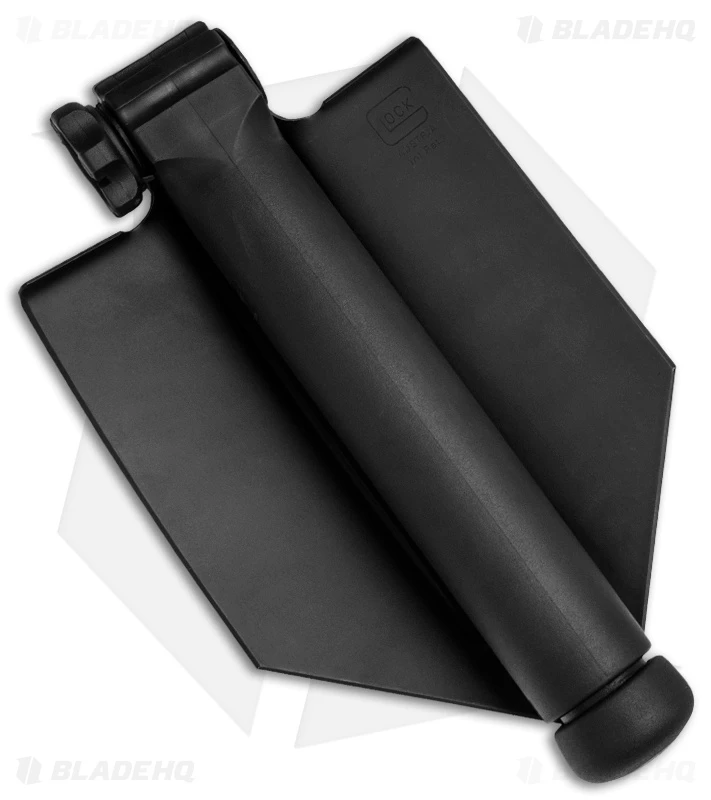 Glock Entrenching Tool w/ Pouch Glock Entrenching Tool W/ Pouch -Blade HQ glock perfection entrenching tool black collapsible shovel closed large