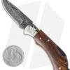 Kanetsune Koiki Lockback Knife Cocobolo (1.5" Damascus) KB-505