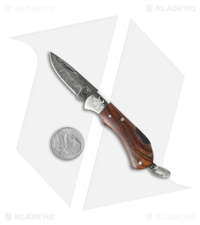 Kanetsune Koiki Lockback Knife Cocobolo (1.5" Damascus) KB-505 Kanetsune Koiki Lockback Knife Cocobolo (1.5" Damascus) KB-505 -Blade HQ kanetsune seki kb 505 smallest cm