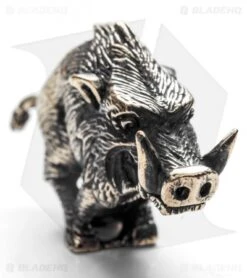 Lion ARMory Razorback Lanyard Bead Brass -Blade HQ lion armory razorback brass side cm