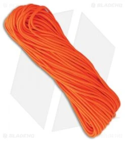 Marbles 325 Paracord Neon Orange Nylon (100') USA
