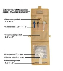 Maxpedition Traveler Deluxe Foliage Green Passport Holder Organizer 0803F -Blade HQ maxpedition deluxe passport holder foliage green 0803f outside