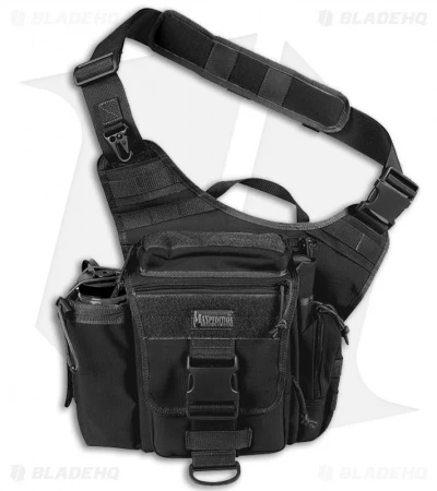 Maxpedition Jumbo Versipack Black Shoulder Sling Pack Bag 0412B Maxpedition Jumbo Versipack Black Shoulder Sling Pack Bag 0412B -Blade HQ maxpedition jumbo versipack 0412b black