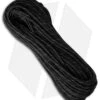 Black Parachute Reflective White 550 Paracord Nylon Braided 7-Strand Core (100')