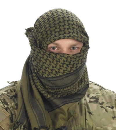 Camcon Shemagh Head Scarf (Sand/Black) Camcon Shemagh Head Scarf (Sand/Black) -Blade HQ proforce equipment shemagh detail a