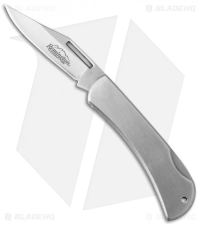 Remington Gentleman's Stainless Steel Lockback Knife (2.125" Satin) R11507 Remington Gentleman's Stainless Steel Lockback Knife (2.125" Satin) R11507 -Blade HQ remington stainless gentlemans ramac r11507 cm